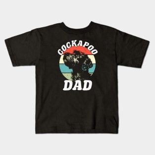 Cockapoo Dad Dog Funny Father's Day Vintage Pet Kids T-Shirt